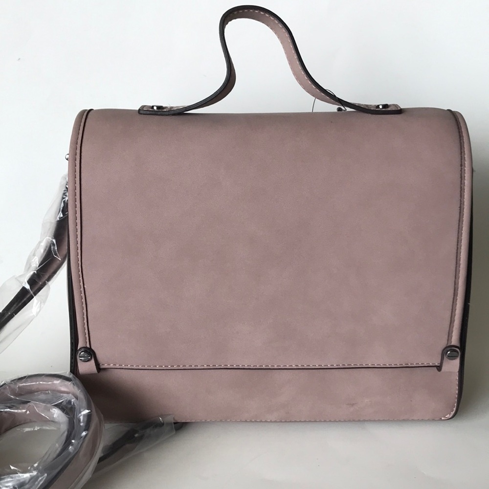 I.N.C blush casual handbag with sling strap